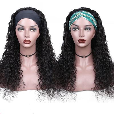 China Brazilian Hair Headband Wigs Original Real Virgin Human Hair in Light Brown Lace Color for sale