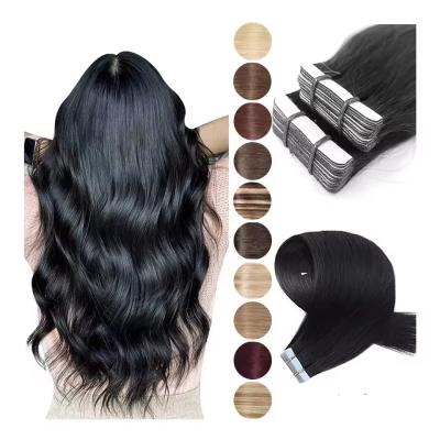 China 100% Remy Raw Human Hair Tape-In Hair Extension from with 60% Longest Hair Ratio for sale