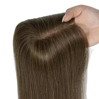 China European Hair Styling 14 Inches Outlet Mono Topper for Women Human Hair for sale