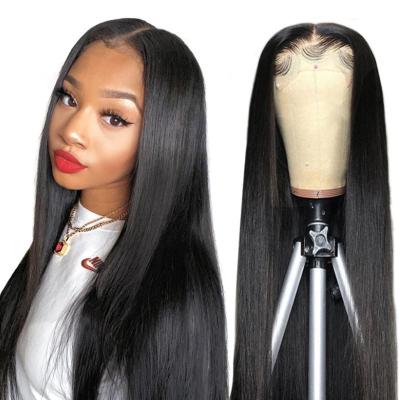 China Long Black Bone Straight Vietnamese Raw Virgin Hair Wigs for Lace Front Technique for sale