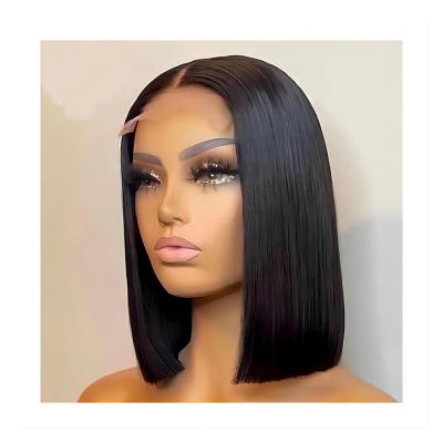 China Brazilian Hair Short Bob Transparent Bob Wigs Hd Lace Front Human Hair Wigs 8-14 Inch for sale