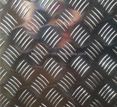 China Supplier Manufacturer Construction Aluminum Tread Plate Aluminum Diamond Checker Plate Flooring for sale