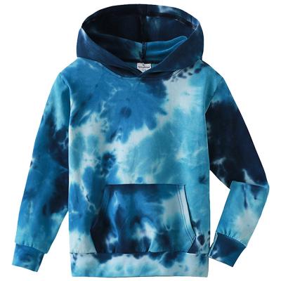 China Anti-Shrink Custom Design Toddler Boys Tie Dye Hoodies Sports Children Clothing Kid Hoody for sale