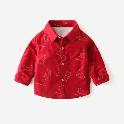 China Breathable Warm Boys Long Sleeve Shirts Boys Cotton T-shirts Summer Boys T Shirts Customize Kids Clothing for sale