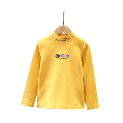 China Factory direct sales quality breathable boys sleeve long ribbed shirt kids boy T-shirts drop boys shirts for sale