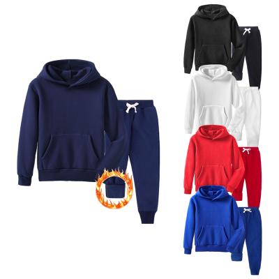 China Wholesale Anti-wrinkle 4-12 Years Kids Crop Kids Hoodies +Sweatpants Jogging Sportswear Boys Clothing Sets Toddler Tracksuit for sale