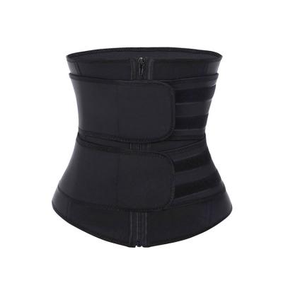 China Double Neoprene Compression Women Sauna Sweat Body Waist Shaper Cincher Girdle Slimming Fajas Corset Waist Trainer for sale