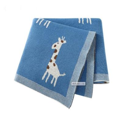 China New Arrival Good Quality Comfortable Anti-Static Knit Super Soft Baby Blanket for sale