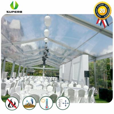 China Outdoor luxury transparent 500 people party/wedding/banquet/ceremony wedding tent, wedding tent hall, wedding glass tent for sale