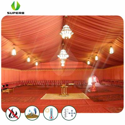 China Luxury high quality arabic wedding tent waterproof canopy party tent for sale with party decoration for sale