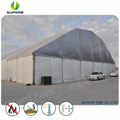 China Outdoor party/wedding/banquet/ceremony 25mx45m polygon gym tents for indoor soccer sports for sale for sale