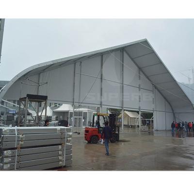 China Party / Wedding / Banquet / Ceremony Custom Printed Meeting Big Curve Tent In Guangzhou for sale