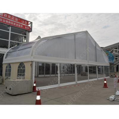 China Original High Quality Party/Wedding/Exhibition Tennis Court Tent/Warehouse Curve Tent for sale