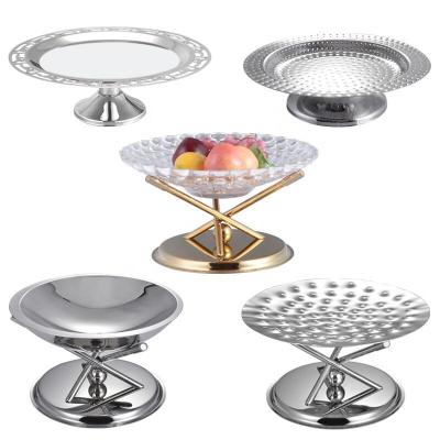 China Long-lasting large fruit dish fruit dish ornaments stainless steel dried fruit dish universal personality for sale