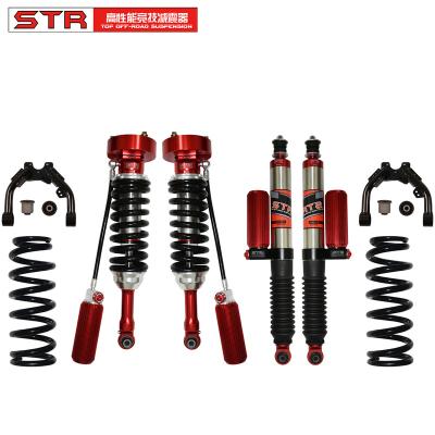 China Automobile Drive System Accessories STR 4WD Offroad Adjustment Shock Absorber Kit For Pajero V93 Lifting Offroad 4x4 Coilover Compression Adjustment Suspension for sale