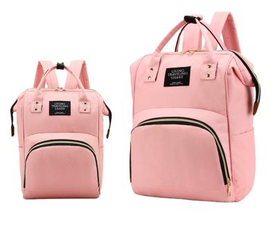 China Baby Waterproof Multifunctional Diaper Travel Backpack Diaper Bag Mommy Changing Backpack for sale