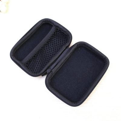 China Hard Travel PU Case Small EVA Shock Absorption Carrying Storage PU Case for Headphones Chargers and Bables for sale