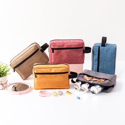 China Multifunctional Fashion Men/Women Waterproof Cosmetic Bag Large Capacity Wash Bag Widened Handle Travel Makeup Storage Bag for sale