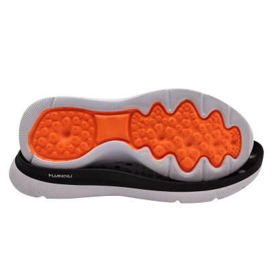 China New Fashion Two Color Rubber Flexible Rubber Wear-Resist Shock Absorber Rubber Shoe Soles for sale