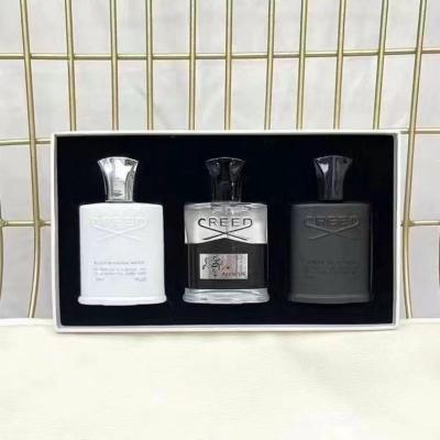 China Body Perfume Set Creed Aventus Creed Silver Mountain Tweed Quick Water 3*30ml Creed Perfume Men Perfume Set Creed Set Creed Green Irish Ship for sale