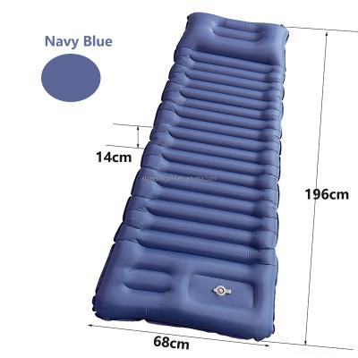 China Ultralight Waterproof Outdoor Self Inflating Air 14cm Super Thick Inflatable Mat Mattress For Adult Sleep Protection Military Camper for sale