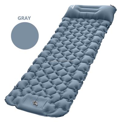 China Ultralight Camping Mats Inflatable Mattress Inflatable Air Push In Inflatable Sleep Pad Camping Sleep Mat for sale