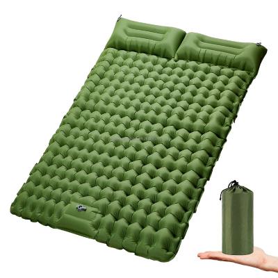 China 2 Person Air Ultralight Ultralight Camping Mat Inflatable Double Sleeping Pad For Backpacking Traveling And Hiking for sale