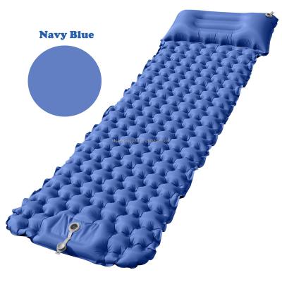 China Hot Selling Ultralight Portable Ultralight Water Proof TPU Coating Inflatable Camp Use Moisture Proof Sleeping Mat for sale