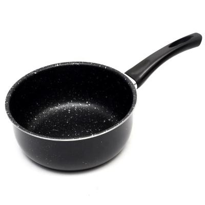 China 14CM/16CM/18CM Cheap Non-Stick Coated Milk Saucepan Of Kitchen Sustainable Cookers for sale