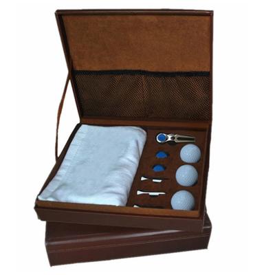 China Golf Accessories Golf Gift Promotion Club Kit Tool With Cleaning Towel + Digging Tool+tees+balls+markers For Golf Gift for sale