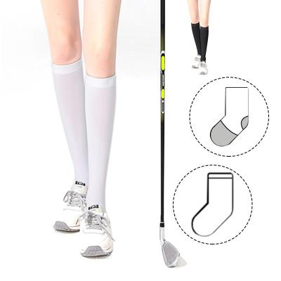 China Breathable; Summer non-slip ice silk golf short socks over the knee/long socks below the knee non-slip and breathable for sports socks for sale