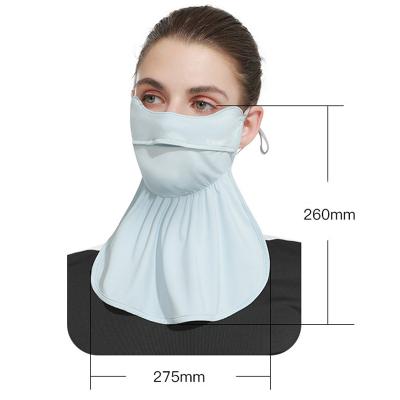 China Sun protection nylon summer breathable material outdoor ice silk face shield for golf accessories, suit for summer/autumn for sale