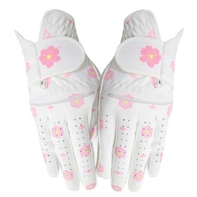 China PU material hand protection sports two-handed ladies protective golf hand protection autumn and winter cute schoolgirl for sale