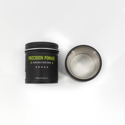 China Anti-Frizz OEM/ODM Manufactured Powerful Tin Powerful Lasting Hold Edge Styling Pomade Control Foil Pomade for sale