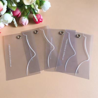 China Custom White Printed Recyled New Design High Quality Clothes PVC Hang Tag Plastic Label With Grommet for sale