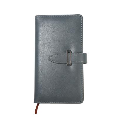 China High Quality Convenient Custom Logo PU Cover Eco-friendly Leather Luxury Travelers Pocket Planners and Notebooks 2023 Maker for sale