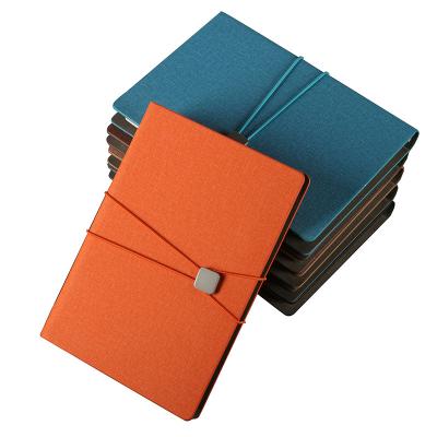 China High Quality Desktop Color Changing Leather Loose-leaf Organizer 6 Ring Loose Leaf Binder PU Notebook A5 A5 Planner Cover Diary Notebook for sale