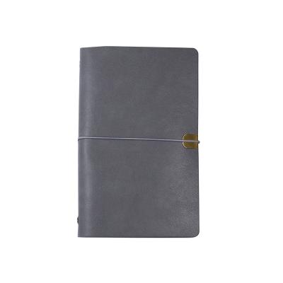 China Custom Vintage PU Agenda Planner Travel Memorabilia Travel Diary Journals Soft Convenient Refil Binder Leather Loose Leaf Notebook with Ring for sale