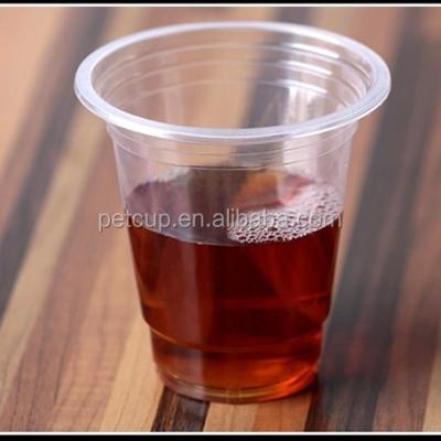 China 9oz 78mm eco-friendly and crystally clear PET cup customized plastic mug logo printing manufacturer china factory for smoothies for bubble tea for sale