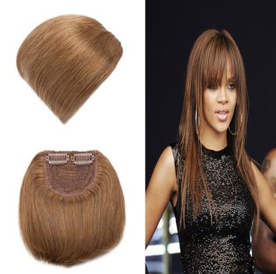 China Silky Straight Wave Ready To Ship Hair Bangs Thicker Neat Clips In 23g Brazilian Hair Bangs for sale