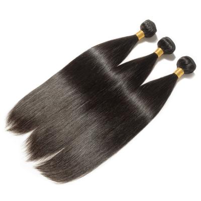 China Wholesale Price Straight Raw Indian Hair Weave Bundles Hair Weft Extensions for sale