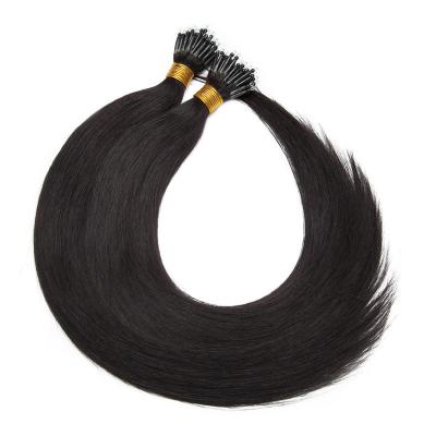 China Same Natural Hair 1g/s , 50g/pack Natural Black Double Ring Nano Extensions Straight Drawn Pre Bonded Nano Ring Hair Extensions for sale