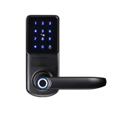 China Factory price office apartments hotel smart door lock ttlock tuya biometric keyless electronic digital fingerprint wifi home for sale