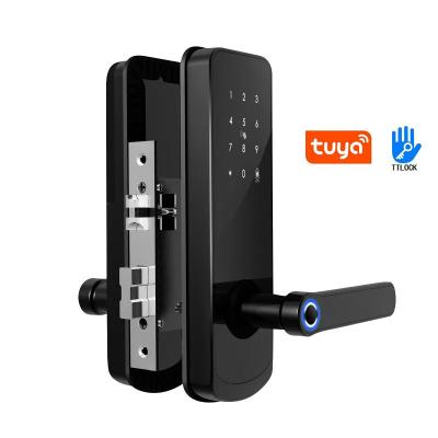 China Hotel apartments office deadbolt lock mortiseTuya TTT digital smart fingerprint safe electronic lock smart door lock for sale