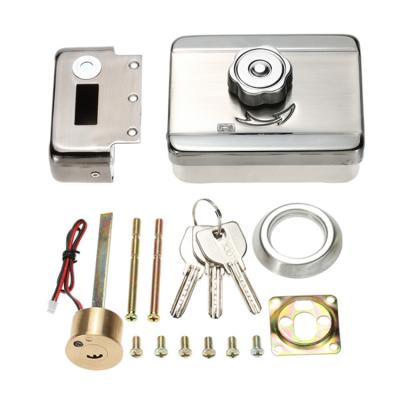 China Apartment Stainless Steel Mechanical Door Lock 12v Smart Magnetic Electronic Electric Digital Rim Door Lock for sale