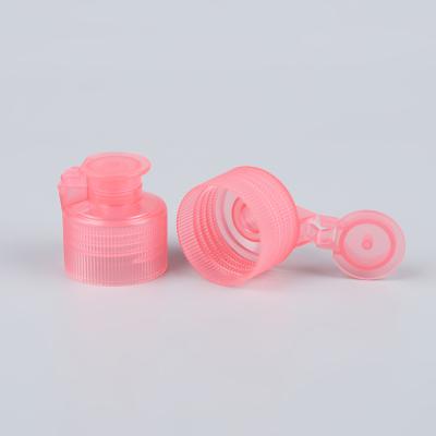 China Non Spill New Product Plastic Containers Spill Top Cap Cosmetic Plastic Packaging Capsules Flip Top for sale