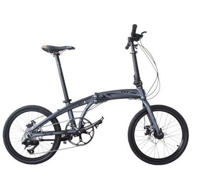 China Aluminum Alloy Urban Road Bike Small Speed ​​Folding Variable Bicycle 20 Inch Ultralight Portable Urban Road Bike for sale