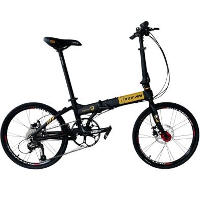 China Best-selling folding bike comfortable aluminum alloy beautiful and light urban road small folding bicycle for sale