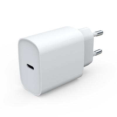 China Fast Charging 20W USB C Power Adapter Palladium 20W USB-C Fast Charging Wall Charger For iPhone 12 Mini Pro Max Apple for sale