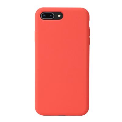 China Anti-fall factory price mobile phone accessories multicolor liquid silicone phone case for iphone 7plus for sale